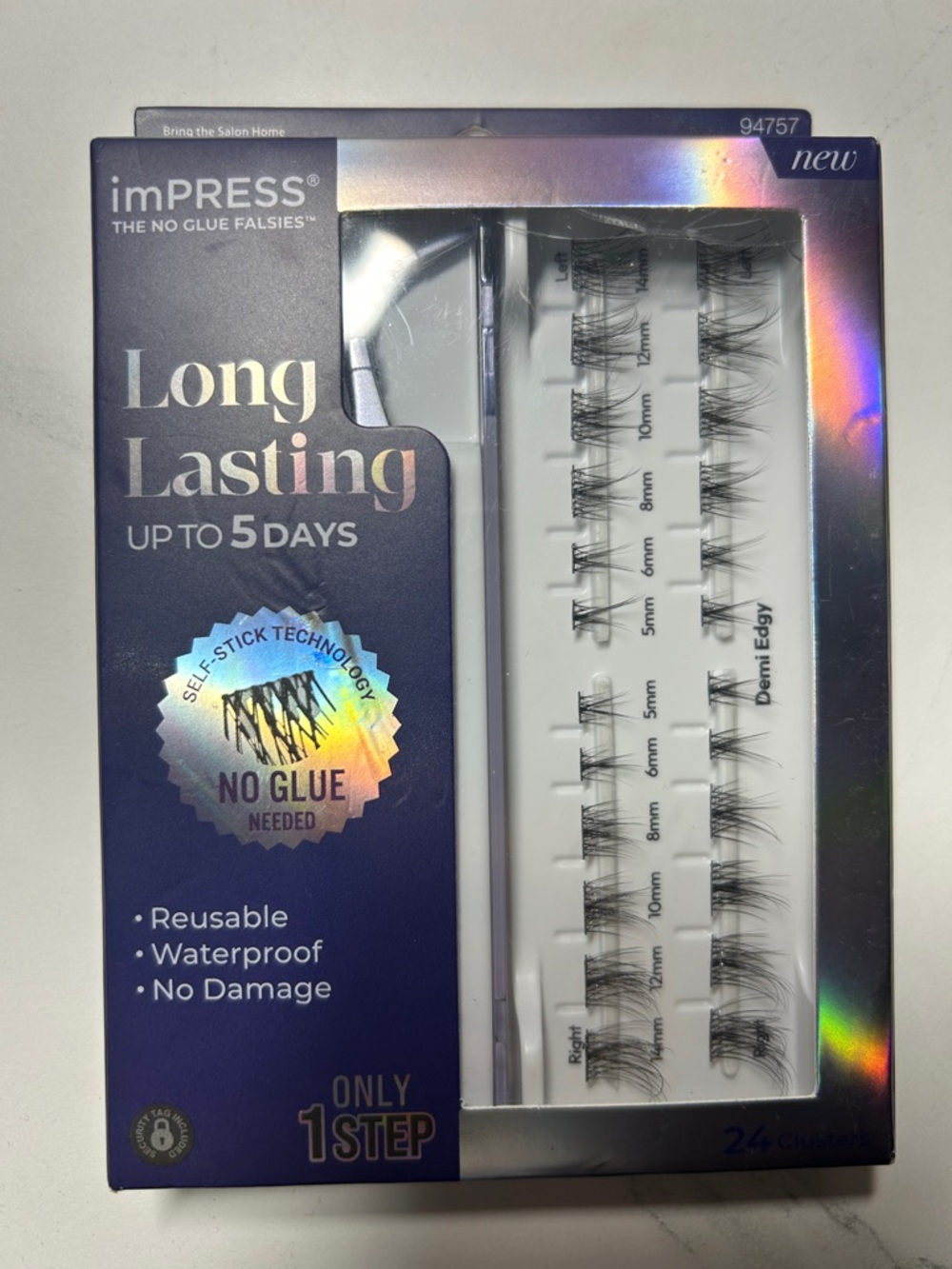 imPRESS Long Lasting Demi Edge False Lash Clusters - KISS Lashes Eyelash Kit NEW